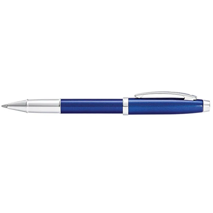 Sheaffer Gift 100 Rollerball Pen Glossy Blue with Chrome-Plated Trim
