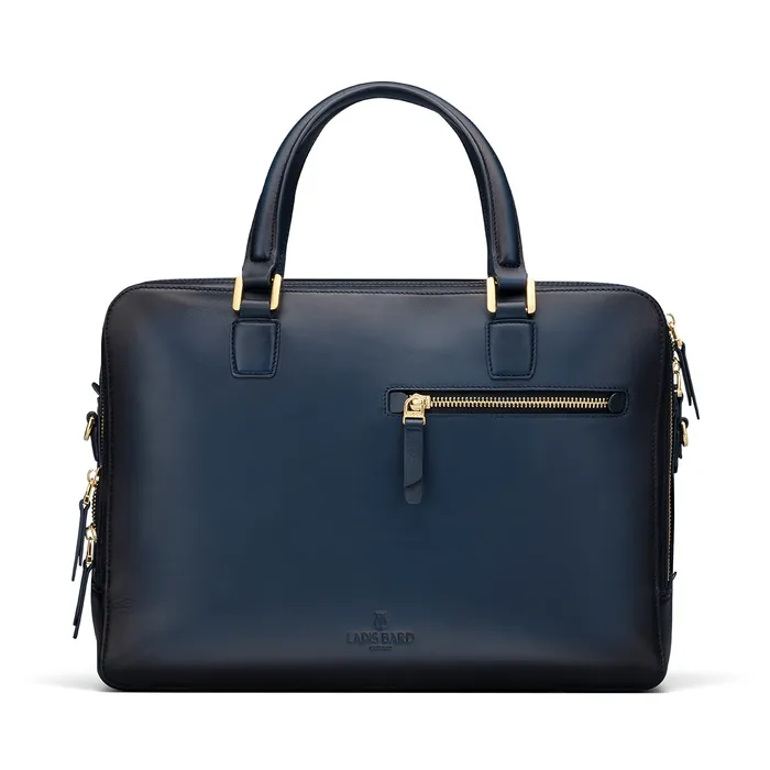 Lapis Bard Ducorium Chester Slim 14Inch Laptop Business Bag Blue