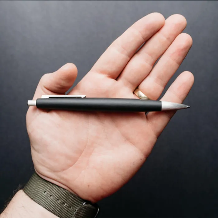 Lamy 2000-201 Ballpoint Pen Black With Chromee Plated Trim