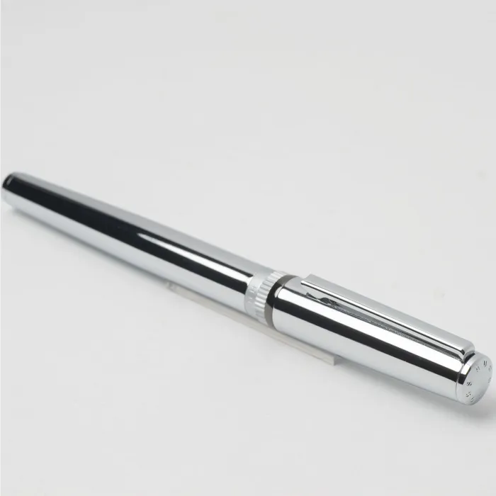 Hugo Boss Gear Metal Fountain Pen (Medium) Chrome