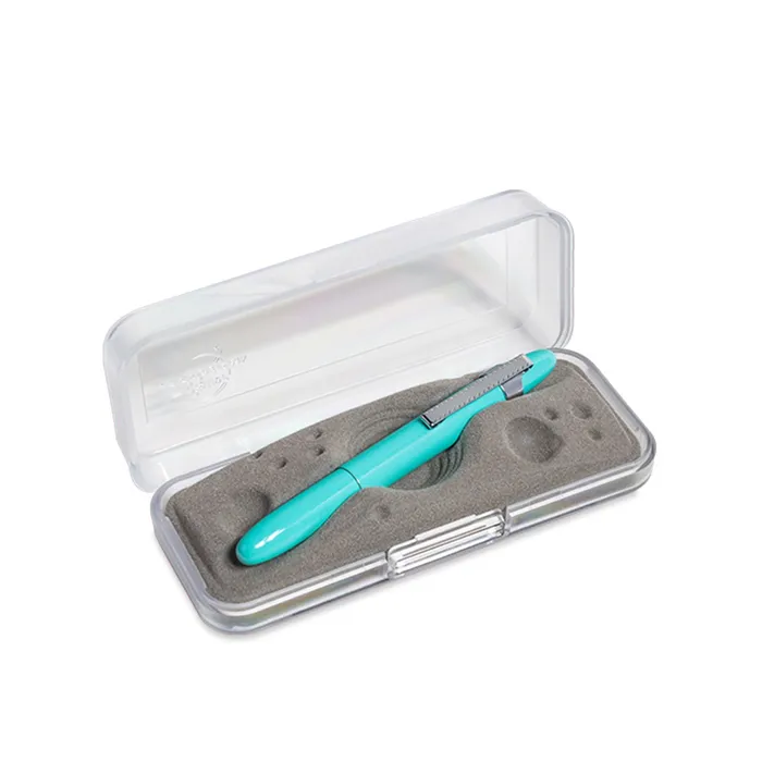 Fisher Space 400TBLCL Bullet Ballpoint pen with chrome grip & chrome clip Tahitian Blue