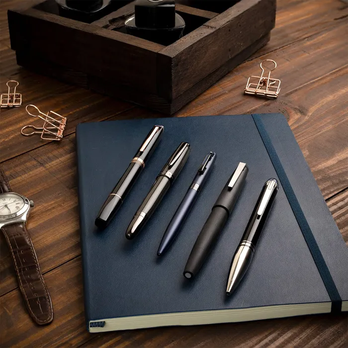 Lamy 2000-01 Fountain Pen Fine Black With Matte Stainless Steel Trim