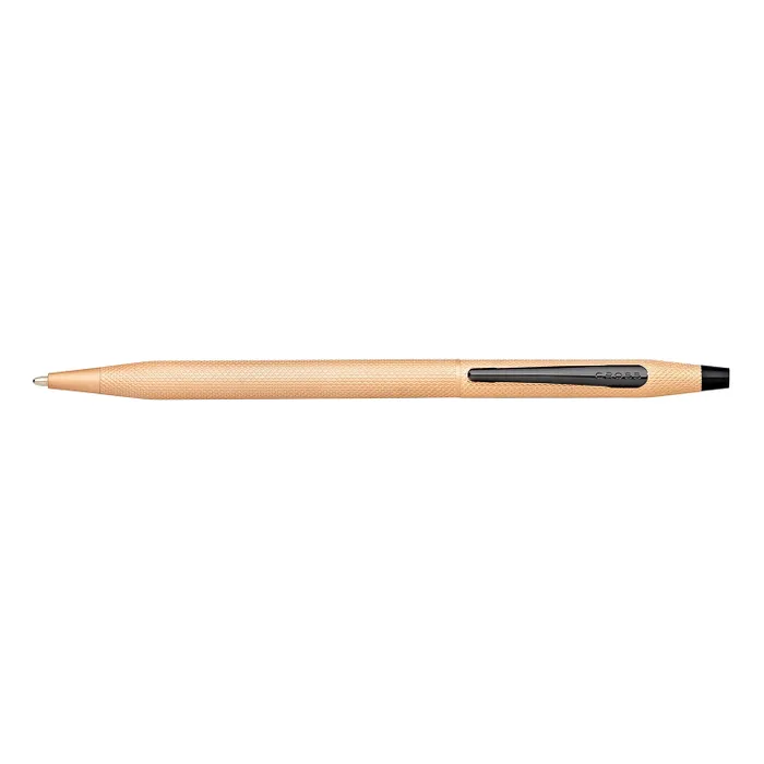 Cross AT0082-123 Classic Century Ballpoint Pen Brushed Rose Gold with Black Trims