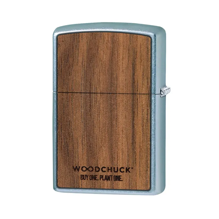Zippo Lighter 49056 Woodchuck USA Chrome