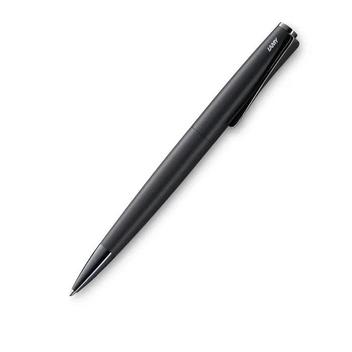 筆記具 Lamy Spirit BP Black Lamy 266 Studio Ballpoint Pen All Black With Black Clip