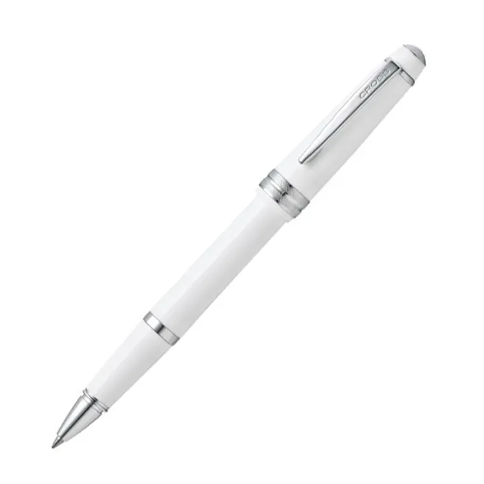 Cross AT0745-2 Bailey Light Rollerball Pen White with Chrome Trims