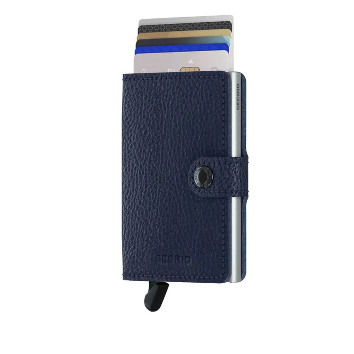 Secrid Miniwallet Upgraded Veg Navy with Silver Cardprotector