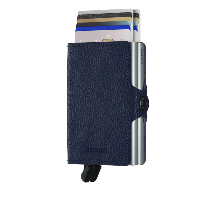 Secrid Twinwallet Veg Navy with Silver Cardprotector