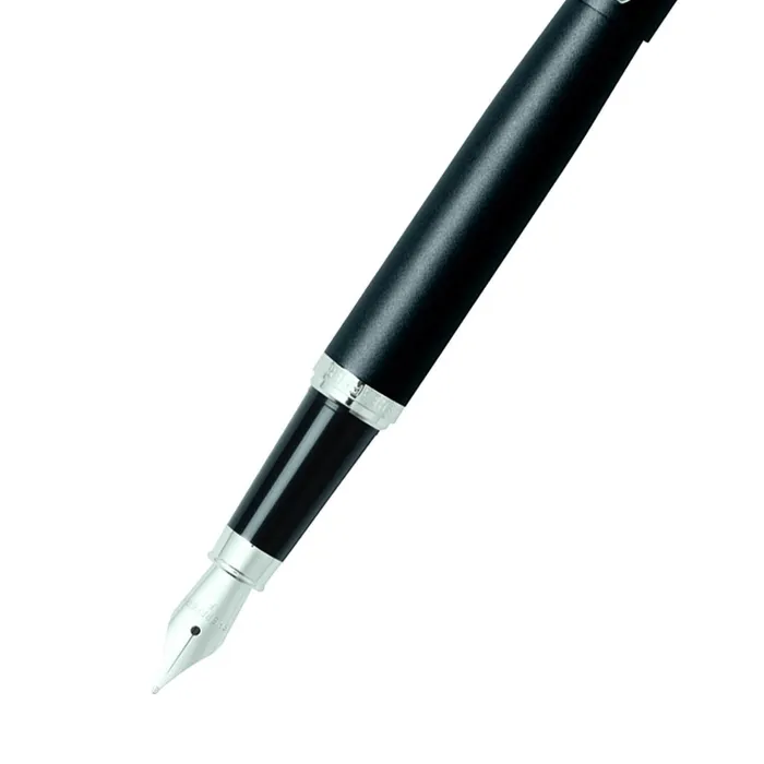 Sheaffer A 9405 VFM Fountain Pen (Fine) Matte Black with Chrome-Plated Trim