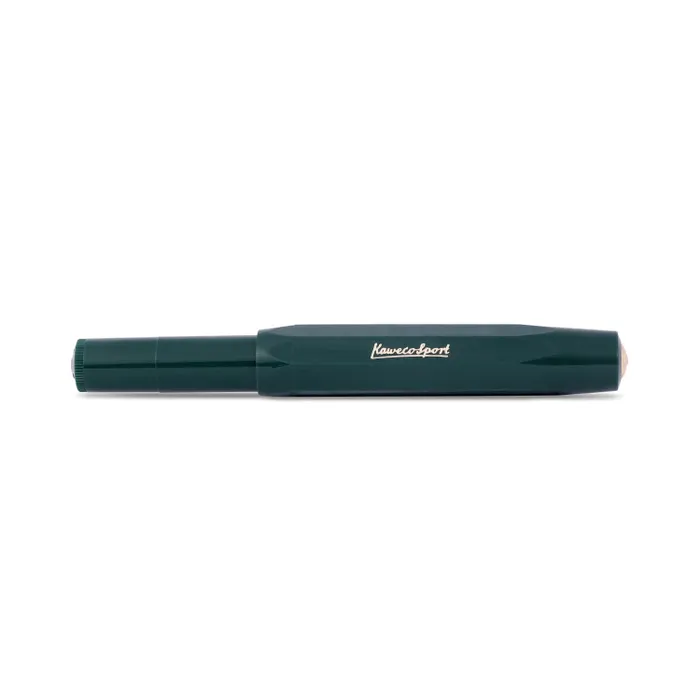 Kaweco Classic Sport Medium Fountain Pen with Optional Clip Green