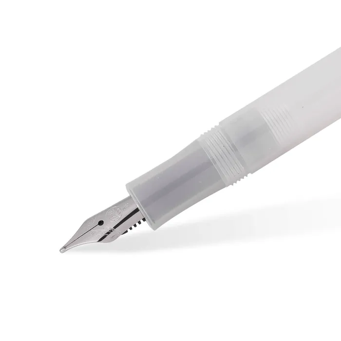 Kaweco Frosted Sport Medium Fountain Pen with Optional Clip Natural Coconut