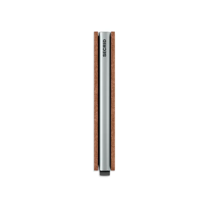 Secrid Slimwallet Vintage Cognac with Silver Cardprotector