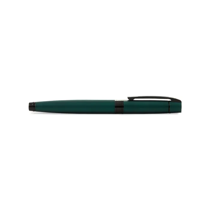 Sheaffer Gift 300 Lacquer Rollerball Pen Matte Green with Polished Black Trim