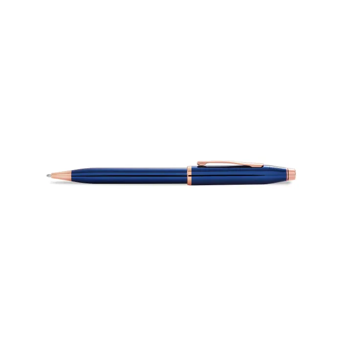 Cross AT0082Wg-138 Century II Translucent Lacquer Ballpoint Pen Cobalt Blue