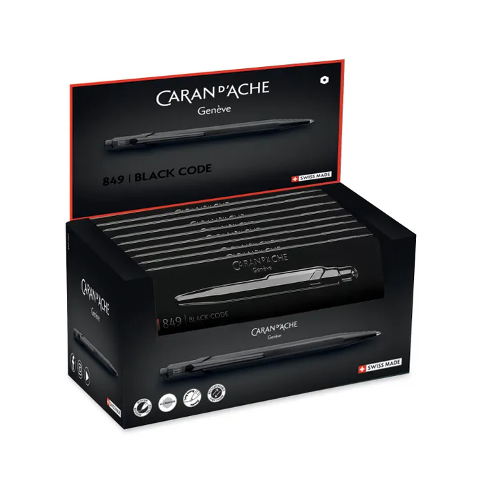 Caran d'Ache 2019 Special Edition 849 Code Ballpoint Pen Black