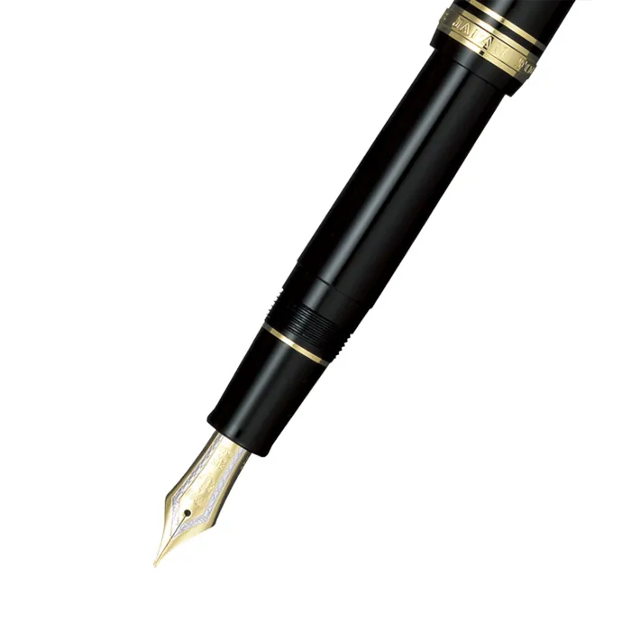 Sailor Professional Gear Fountain Pen (21K Music) - Black With Gold Trims