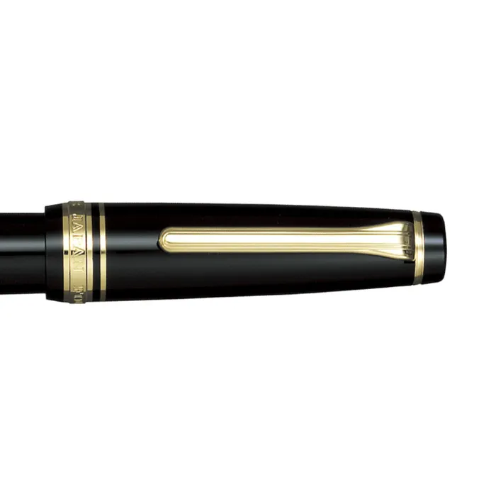 Sailor Professional Gear Fountain Pen (21K Music) - Black With Gold Trims
