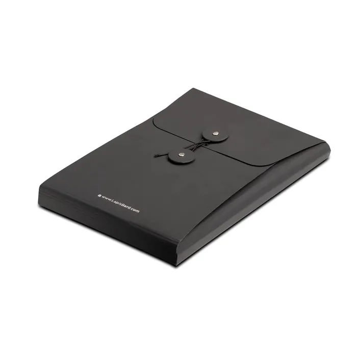 Lapis Bard A5 Mayfair Leather Notebook Jacket - Black