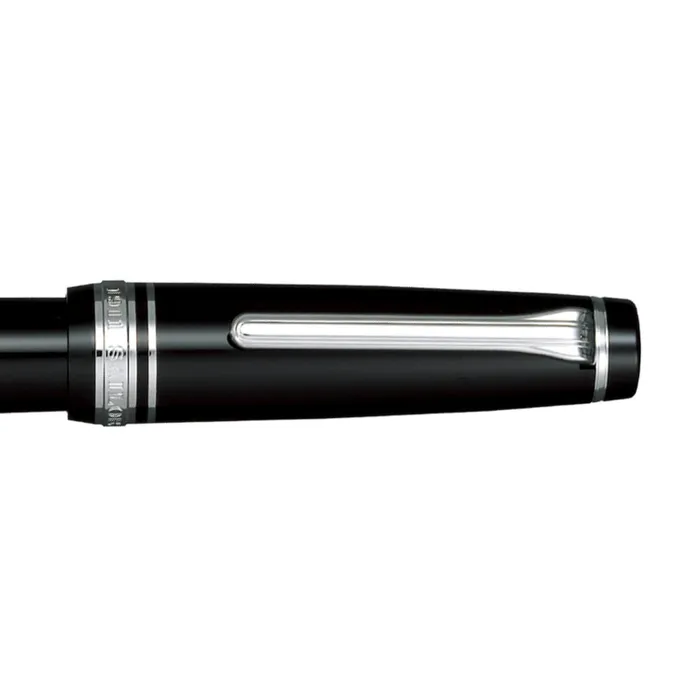 Sailor Professional Gear Fountain Pen (21K Music) Black with Rhodium-plated Trims