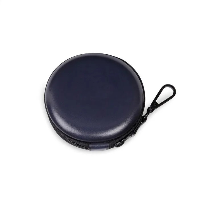 Lapis Bard Ducorium Leather Cable Organiser - Navy Blue