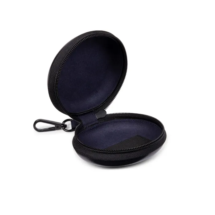 Lapis Bard Ducorium Leather Cable Organiser - Navy Blue