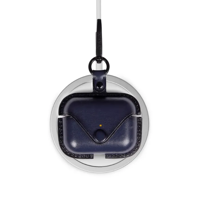 Lapis Bard Ducorium Leather AirPod Pro Case - Navy Blue