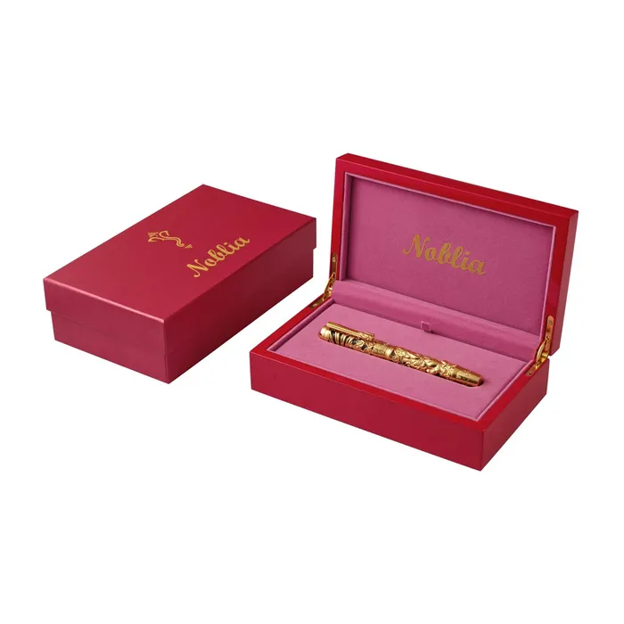 Noblia Limited Edition Ganesha Fountain Pen (Medium) Gold
