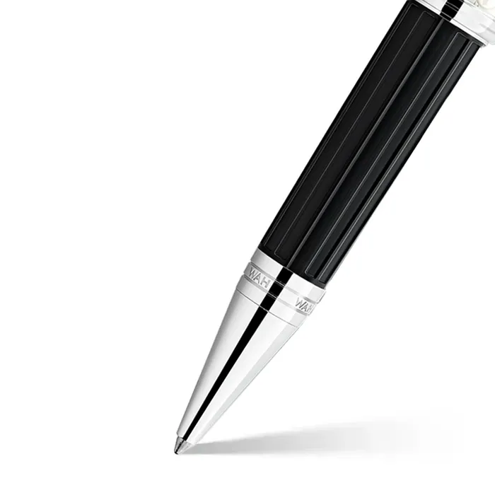 Montblanc Great Characters Jimi Hendrix Special Edition Ballpoint Pen - Black With Platinum Trim