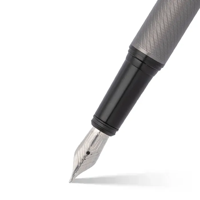 Hugo Boss Filament Fountain Pen (Medium) - Gunmetal