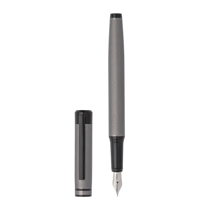 Hugo Boss Filament Fountain Pen (Medium) - Gunmetal