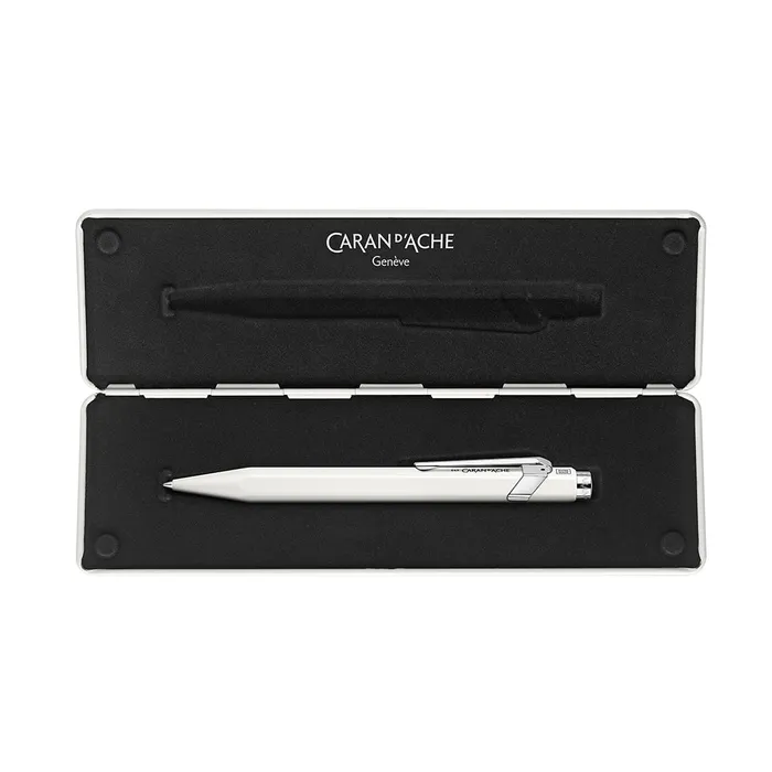 Caran d'Ache 849 Classic Line Rollerball Pen - White