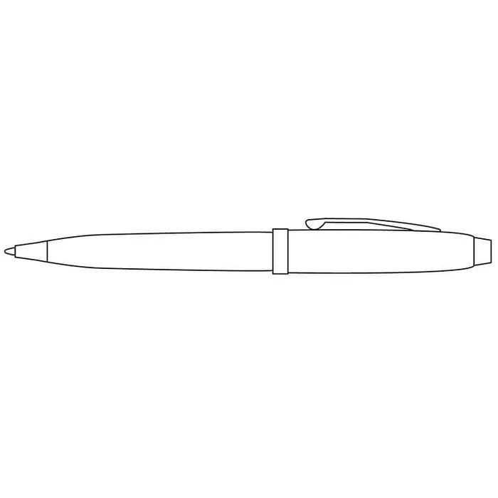 Cross AT0082-136 Century Ballpoint Pen Black PVD Micro Knurl