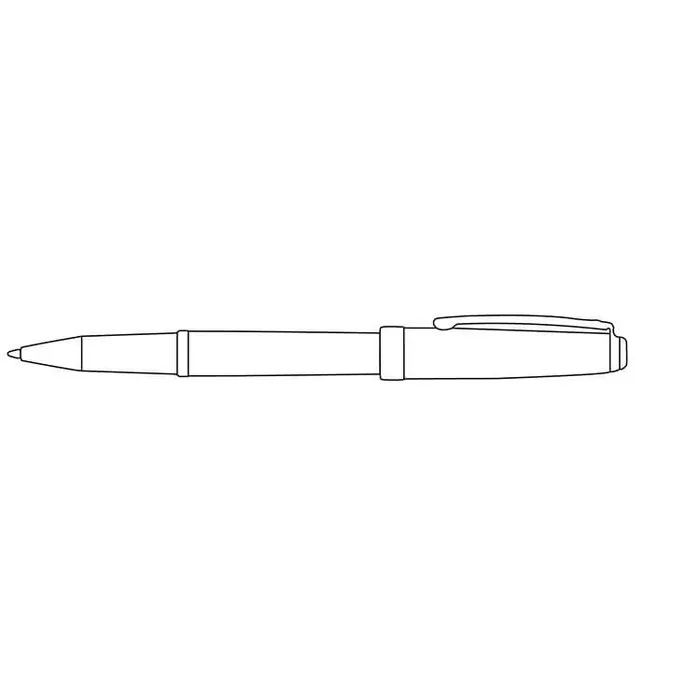 Cross AT0115-16 Calais Rollerball Pen Satin Chrome
