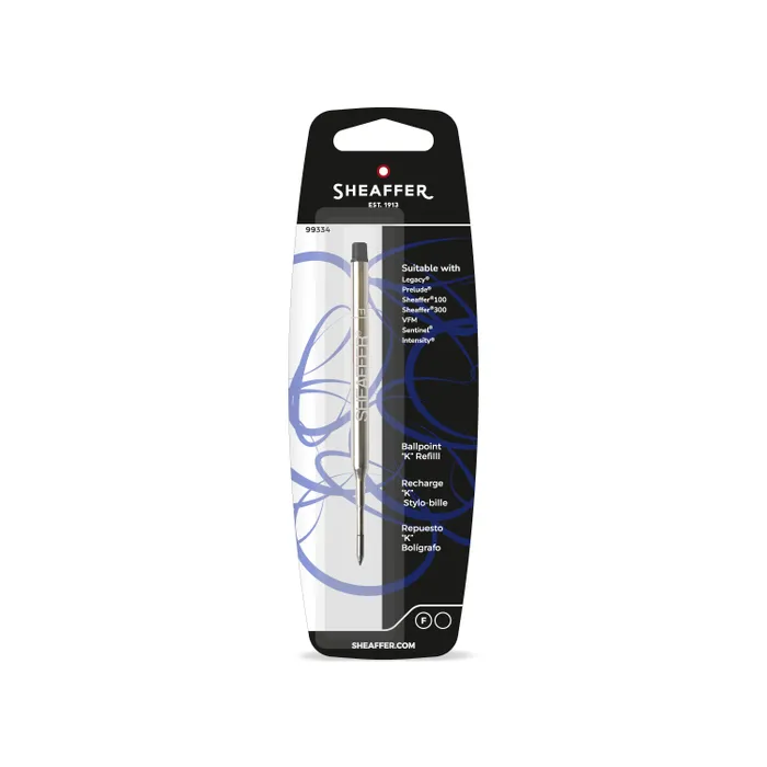 Sheaffer K Style Ballpoint Refill (Fine) Black