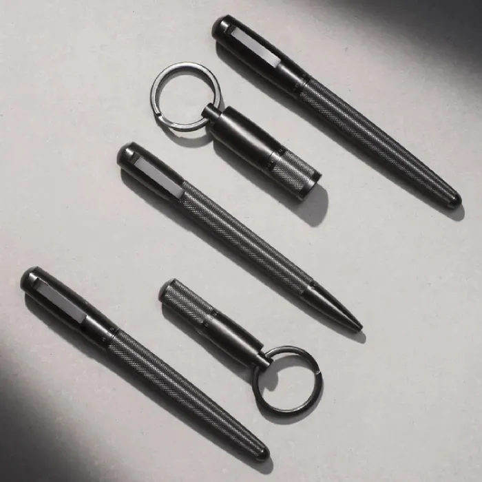 Hugo Boss Pure Fountain Pen (Medium) - Dark Chrome