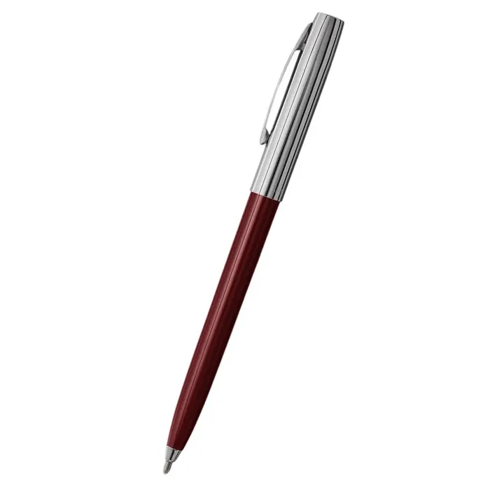 Fisher Space 251 Cap-O-Matic Ballpoint Pen Burgundy and Chrome