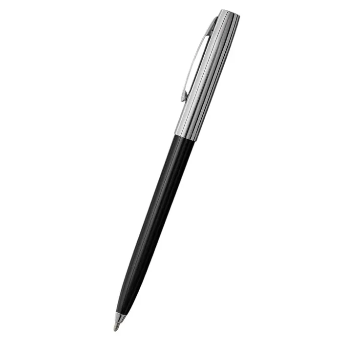 Fisher Space 251 Cap-O-Matic Ballpoint Pen Black and Chrome