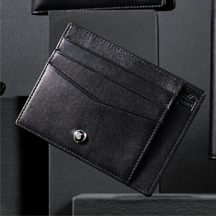 Lapis Bard Mayfair Credit Card Holder - Black