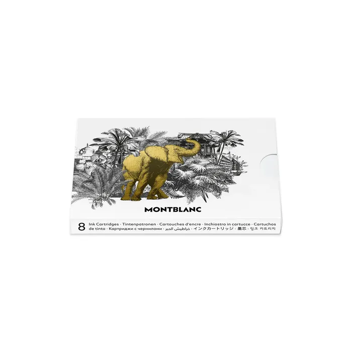 Montblanc 130291 MeisterstÃ¼ck 'Around The World In 80 Days' Ink Cartridge (8 Cartridges/Pack) - Brown