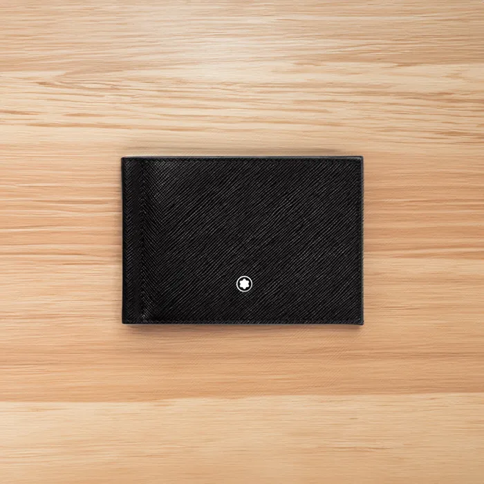 Montblanc Sartorial 6CC Wallet With Money Clip - Black