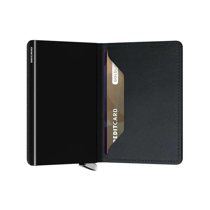 Secrid Slimwallet Embossed Lines Sei-Black