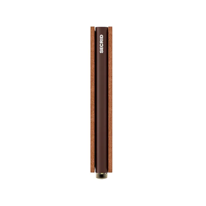 Secrid Slimwallet Embossed Lines Sei-Cognac