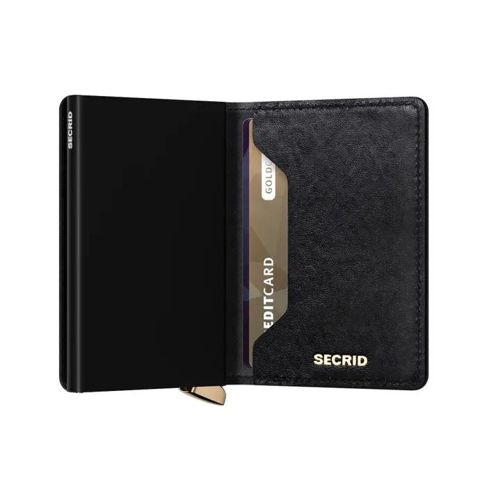 Secrid Slimwallet Embossed Diamond Sed-Black