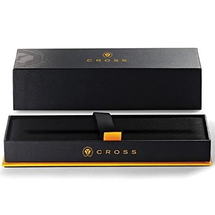 Cross AT0112-15 Calais Ballpoint Pen Chrome with Gold Trims