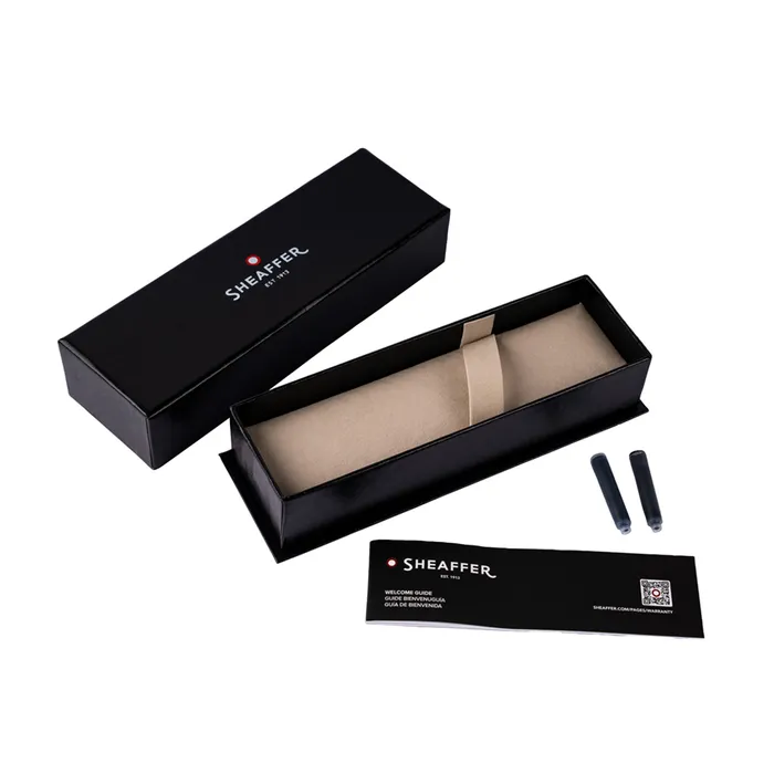 Sheaffer 9405 VFM Fountain Pen (Medium) Matte Black with Chrome-Plated Trim