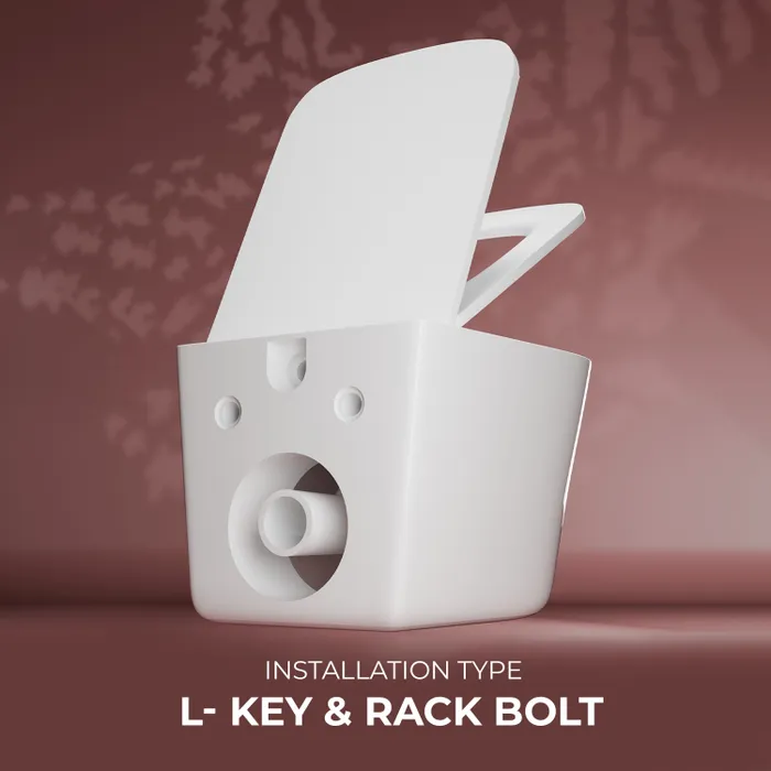 Women-Friendly Wall Hung Oval Toilet â White