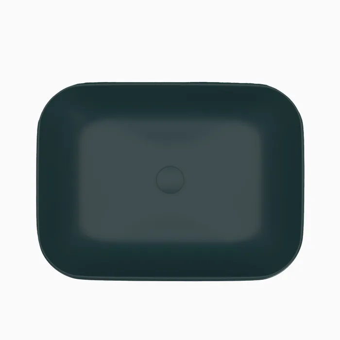 Armani Table Top Basin in Peacock Green