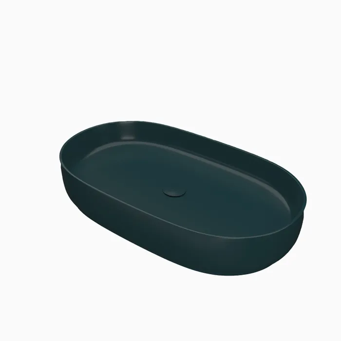 Table Top Basin Peacock Green