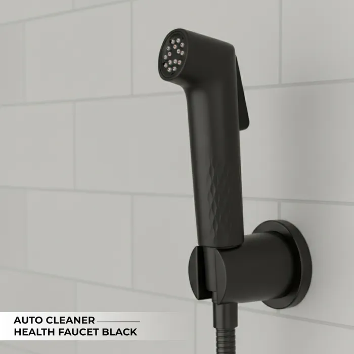 Auto Cleaner Health Faucet â Matte Black Finish | ABS Material | Gravity Bath