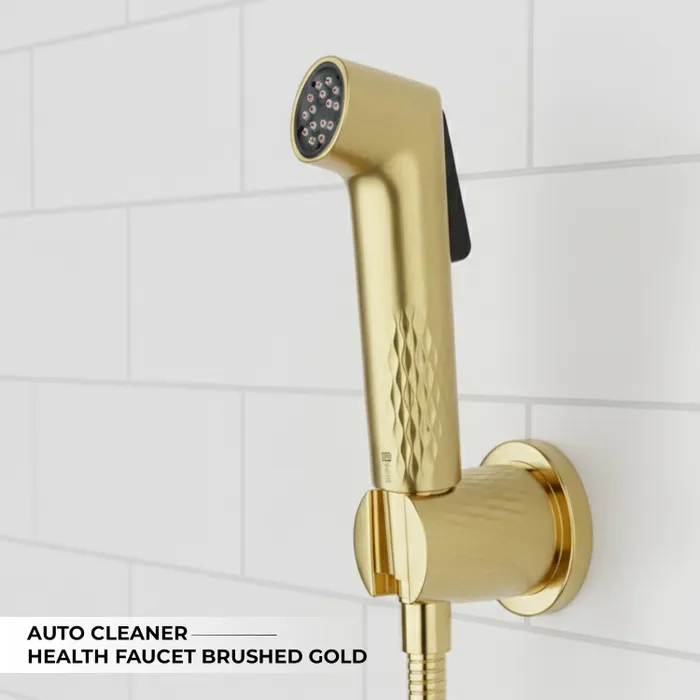 Auto Cleaner Health Faucet â Brushed Gold Finish | ABS Material | Gravity Bath